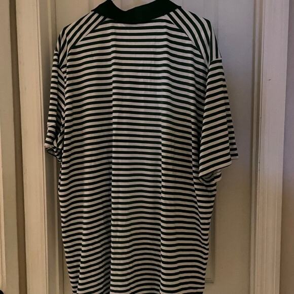 Nike Golf Dri-Fit Golf Polo Shirt Men Size XXL Green and White - Picture 2 of 7